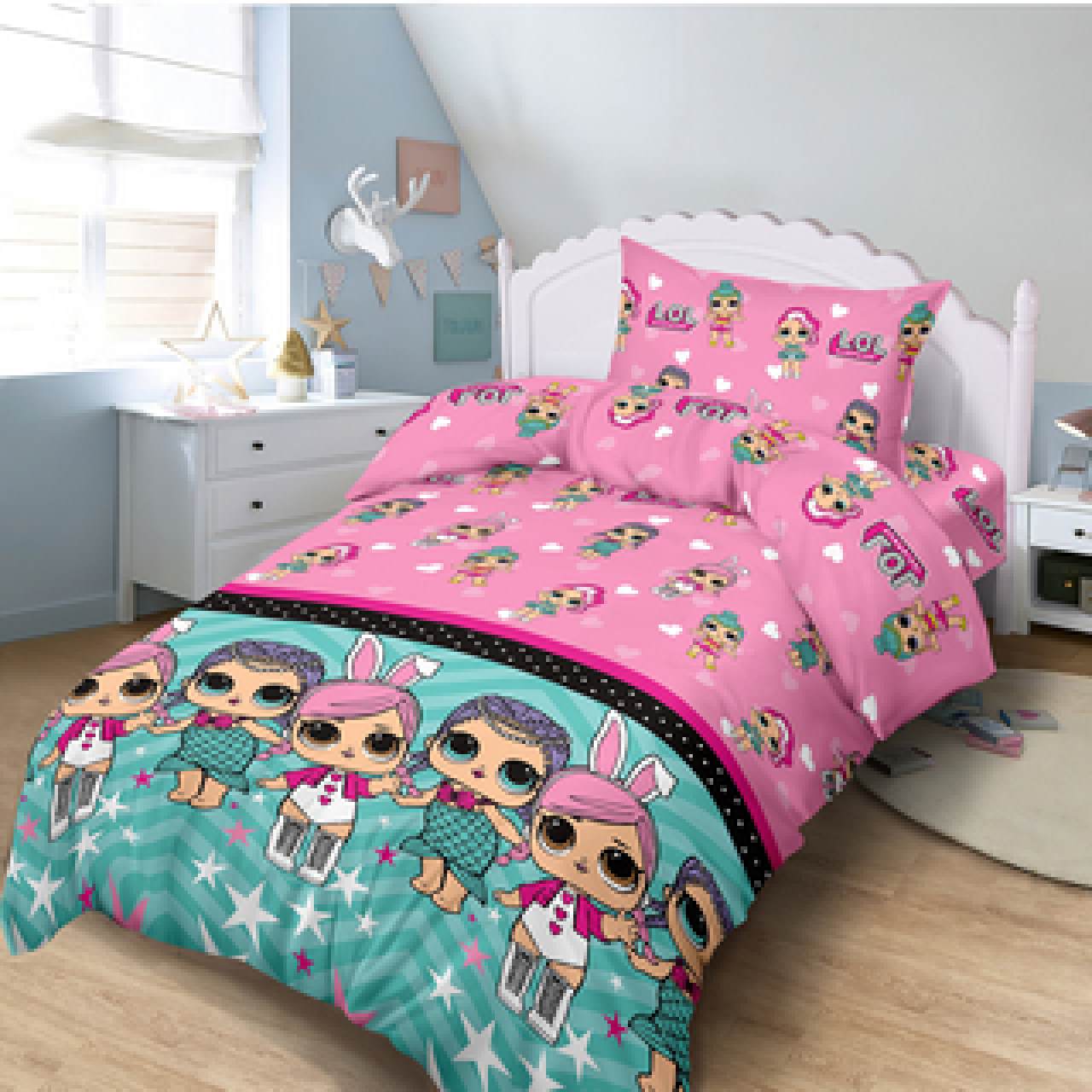 Bed Cover Lady Rose Single 120 x 200 - Lady Rose